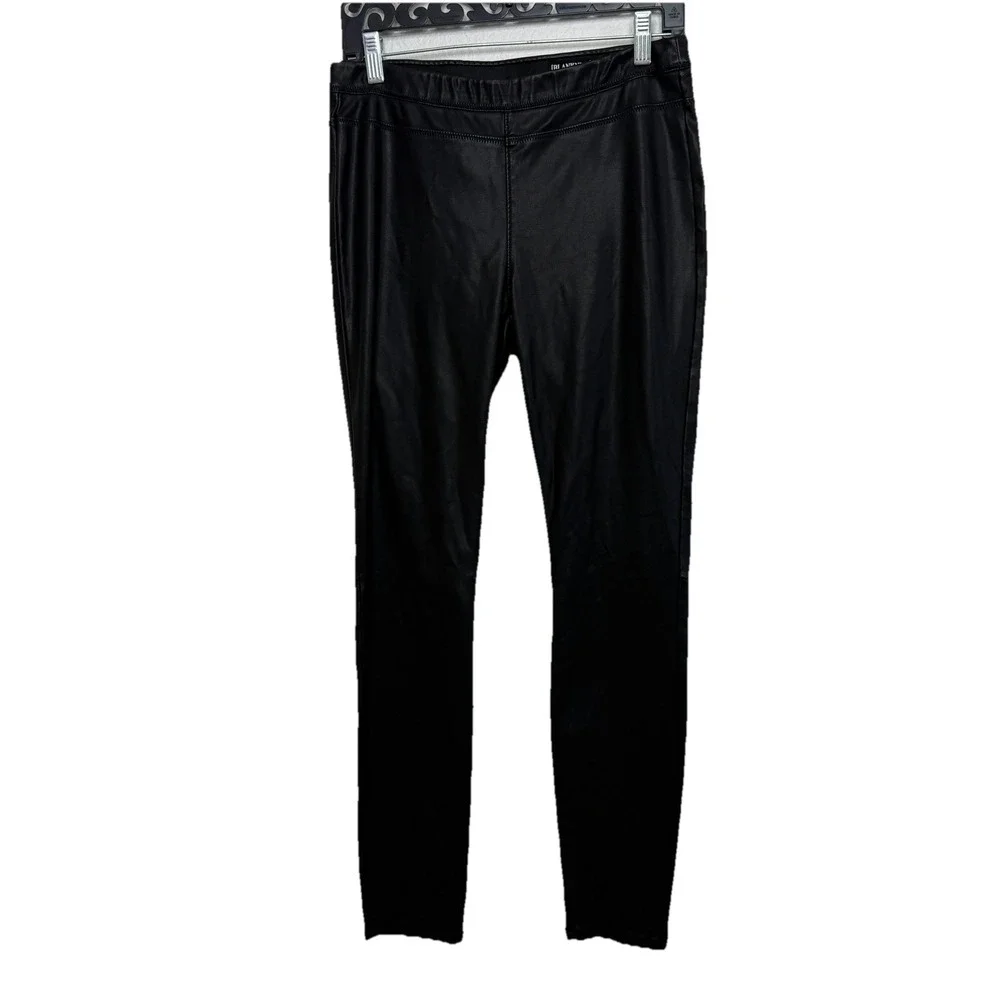 Blank NYC Black Faux Leather Pull‎ on Legging Size 29
